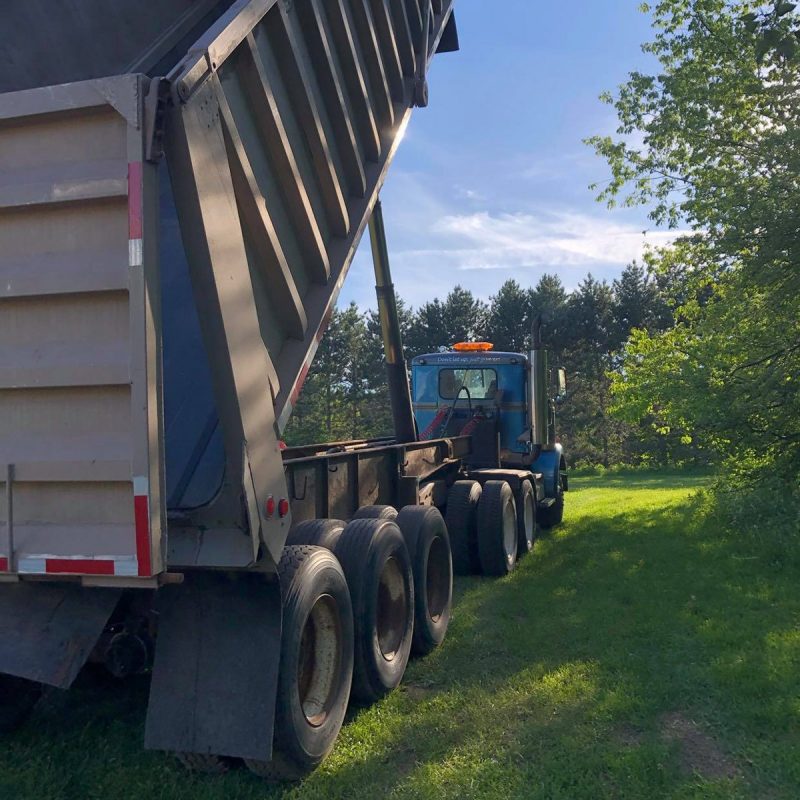 Truck and Dump/Lead Trailer-Right